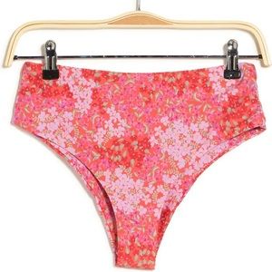NWT S Bound by Bond-Eye Australia Floral High Waisted Bikini Bottom